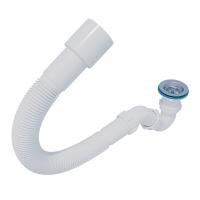 Сифон для душ. поддона 40*40 с гофрой 40*40*50 (800мм) BT8080 ИНКОПЛАСТ