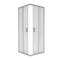 Душ.ограждение City Trend Grey 900*900*1850 квадрат (стекло 4мм прозр, серый ал. проф, без поддона)