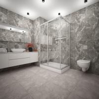 Душ.ограждение City Trend PRO Grey 1200*800*1850 прямоуг (стекло 4мм прозр, серый ал. проф,без подд)