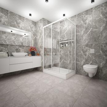 Душ.ограждение City Trend PRO White 1200*800*1850 прямоуг (стекло 4мм прозр, бел.ал.проф,без подд)