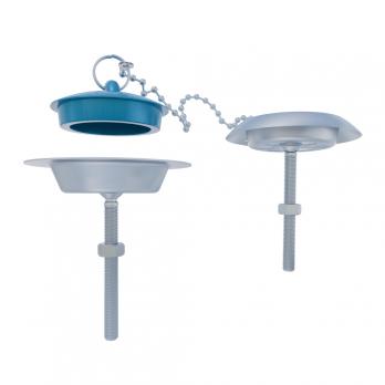 Ремкомплект сифона для ванны 1 1/2  RK-03 ИНКОПЛАСТ (винт М6*60)