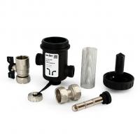 Фильтр самоочищающийся магнитный  3/4'' вн/вн дешламатор для котла , корпус черн. пластик Uni-Fitt