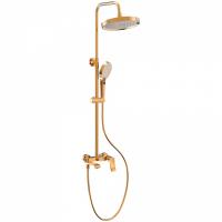 Душевая система 35к HB24553-5 HAIBA лейка "Тропический душ" золотой