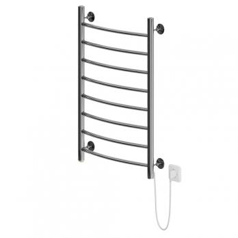 Полотенцесушитель MIXLINE CAPELLA  80х50 (кноп выключ, 340 Вт, 8 перекладин, правый) электрический