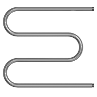 Полотенцесушитель MIXLINE SIMPLE M 60х70 1''