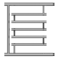 Полотенцесушитель MIXLINE SIMPLE PM3 50х50 1''