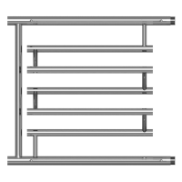 Полотенцесушитель MIXLINE SIMPLE PM3 50х60 1'' ПОЛКА