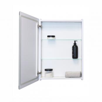 Зеркальный шкаф MIXLINE "Симпл" 500*700 (ШВ) универсальный,механический выкл., светодиодная подсветк