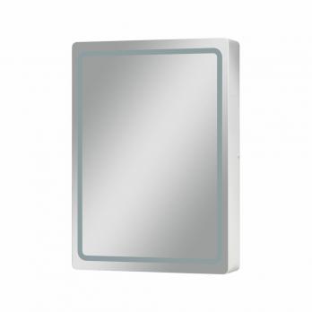 Зеркальный шкаф MIXLINE "Симпл" 500*700 (ШВ) универсальный,механический выкл., светодиодная подсветк