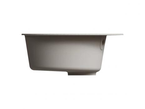 Мойкa ML-GMU01 УЛЬТРА круглая, серый камень, 475 мм (глуб. чаши 170)