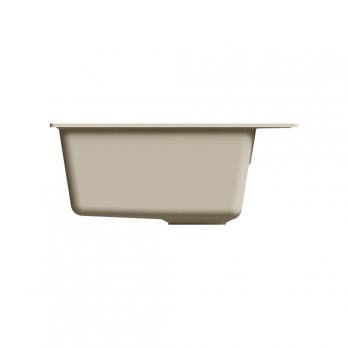 Мойкa ML-GMU02 УЛЬТРА прямоугольная, бежевый камень, 425*485 мм (глуб. чаши 175)