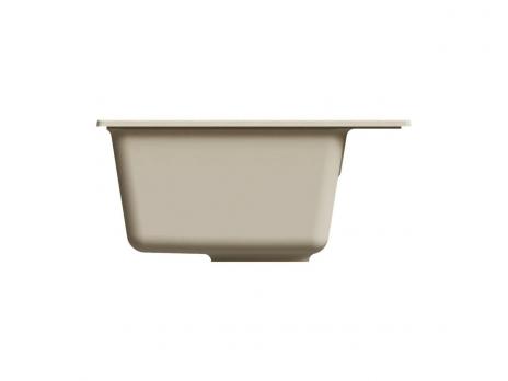 Мойкa ML-GMU03 УЛЬТРА прямоугольная, бежевый камень, 490*420 мм (глуб. чаши 170)