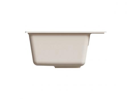 Мойкa ML-GMU03 УЛЬТРА прямоугольная, белый камень, 490*420 мм (глуб. чаши 170)