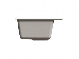 Мойкa ML-GMU03 УЛЬТРА прямоугольная, серый камень, 490*420 мм (глуб. чаши 170)