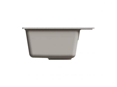 Мойкa ML-GMU03 УЛЬТРА прямоугольная, серый камень, 490*420 мм (глуб. чаши 170)