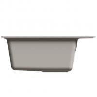 Мойкa ML-GMU04 УЛЬТРА прямоугольная, серый камень, 565*495 мм (глуб. чаши 175)