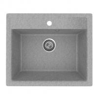Мойкa ML-GMU04 УЛЬТРА прямоугольная, серый камень, 565*495 мм (глуб. чаши 175)