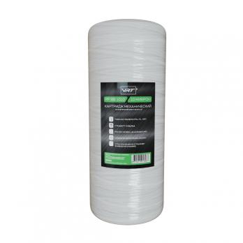 Картридж механический из полипропиленового шнура 10'' BB 10 мкм VRT(РР BB 1010VRT)