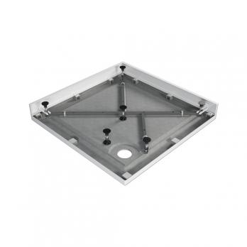 Поддон квадрат  1,0*1,0*0,025 "Universal"акрил d 90 (каркас+экран) выс.14 см