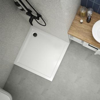 Поддон квадрат  1,0*1,0*0,025 "Universal"акрил d 90 (каркас+экран) выс.14 см