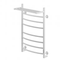 Полотенцесушитель MIXLINE CAPELLA  80х50 (таймер, 382Вт, 7 перекладин + ПОЛКА) электрический БЕЛЫЙ