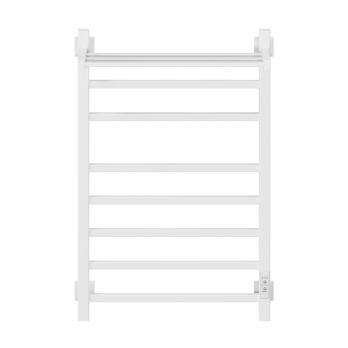 Полотенцесушитель MIXLINE FORTUNE  80х50 (таймер, 560 Вт, 7 перекладин + ПОЛКА) электрический БЕЛЫЙ
