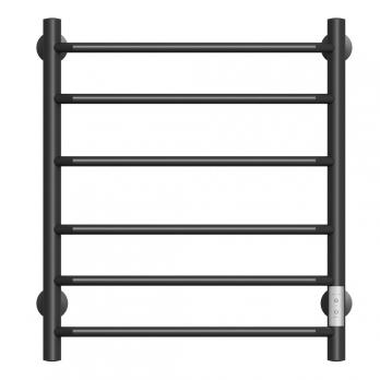 Полотенцесушитель MIXLINE MIRA  60х50 (таймер, 268 Вт, 6 перекладин) электрический ЧЕРНЫЙ