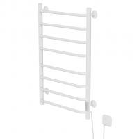 Полотенцесушитель MIXLINE MIRA  80х50 (таймер, 335 Вт, 8 перекладин) электрический БЕЛЫЙ
