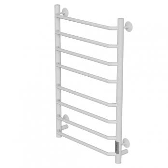 Полотенцесушитель MIXLINE MIRA  80х50 (таймер, 335 Вт, 8 перекладин) электрический БЕЛЫЙ