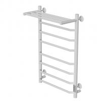 Полотенцесушитель MIXLINE MIRA  80х50 (таймер, 403Вт, 7 перекладин + ПОЛКА) электрический БЕЛЫЙ