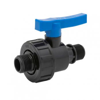 Кран шаровой нар/нар 2" - 2" ПЭ PN16 ТПК-АКВА