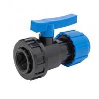 Кран шаровой обжим - вн. 40 - 1" ПЭ PN16 ТПК-АКВА