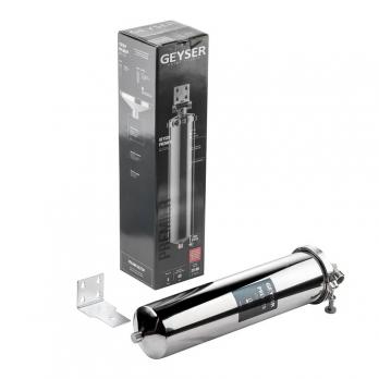 Фильтр магистральный 1'' для хол. и горячей воды 20'' BB ГЕЙЗЕР ПРЕМЬЕР (50755)  нерж корпус 304L