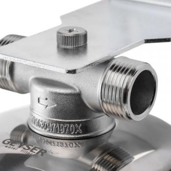 Фильтр магистральный 1'' для хол. и горячей воды 20'' BB ГЕЙЗЕР ПРЕМЬЕР (50755)  нерж корпус 304L