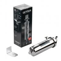 Фильтр магистральный 1/2'' для хол. и горячей воды 10'' SL ГЕЙЗЕР ПРЕМЬЕР (50752) нерж корпус 304L