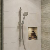 Лейка для душа Milardo 3803F10M18 D76мм, 3 режима хром, пакет