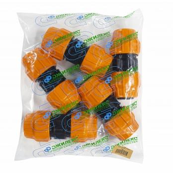 Муфта соединительная ПЭ 51х51 для дренажного шланга ДЖИЛЕКС