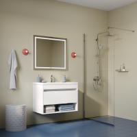 Душевая система 35к IDDIS ZDXSB3Fi06 "Zodiac X" лейка "Тропический душ" пов. излив ХРОМ