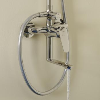 Душевая система 35к IDDIS ZDXSB3Fi06 "Zodiac X" лейка "Тропический душ" пов. излив ХРОМ