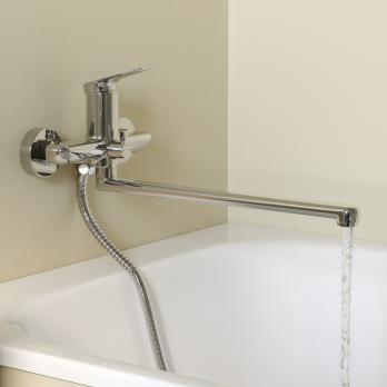 Смеситель для ванны и раковины 35к IDDIS ZDXSBL2i10WA "Zodiac X" без  душ аксессуаров ХРОМ