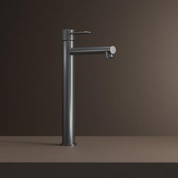 Смеситель для раковины 26к IDDIS DUNGM01i01 "Duna" высокий, литой, под гайку,  ГРАФИТ мат