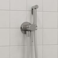 Смеситель с гигиенической лейкой  25к IDDIS 005BCR0i08 встраиваемый ХРОМ матовый