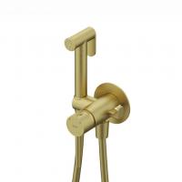 Смеситель с гигиенической лейкой  25к IDDIS 005MGR0i08 встраиваемый ЗОЛОТО матовый