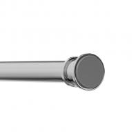 Карниз для ванной хром глянцевый 1,10*-2,00 см  Elegante IDDIS  RSC0120i14 без колец