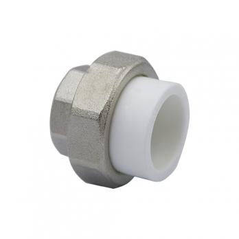 Муфта комб. разъемная, вн 32х1" EVER® plast БЕЛЫЙ (Россия) УСИЛЕННАЯ