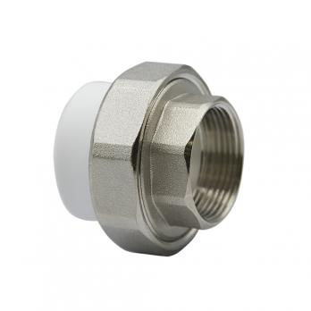 Муфта комб. разъемная, вн 50х1 1/2" EVER® plast  БЕЛЫЙ (Россия) УСИЛЕННАЯ