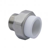 Муфта комб. разъемная, нар 40х1 1/4" EVER® plast  БЕЛЫЙ (Россия) УСИЛЕННАЯ