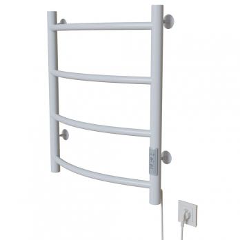 Полотенцесушитель MIXLINE CAPELLA  60х50 (таймер, 201 Вт, 4 перекладины) электрический БЕЛЫЙ