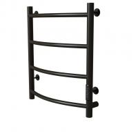 Полотенцесушитель MIXLINE CAPELLA  60х50 (таймер, 201 Вт, 4 перекладины) электрический ЧЕРНЫЙ