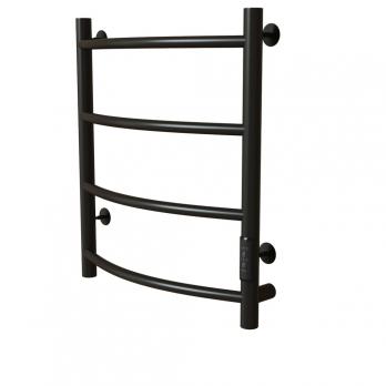 Полотенцесушитель MIXLINE CAPELLA  60х50 (таймер, 201 Вт, 4 перекладины) электрический ЧЕРНЫЙ